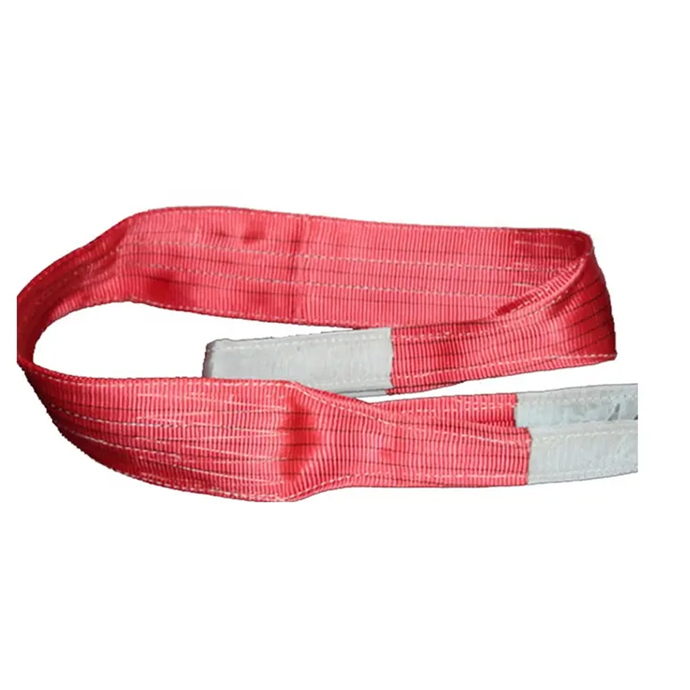 10 ton flat polyester webbing sling lifting sling round and flat webbing sling crane lifting belt