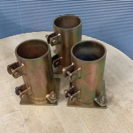 4×8 Inch Concrete Cylinder Molds 1 Set (3 Cylinder)
