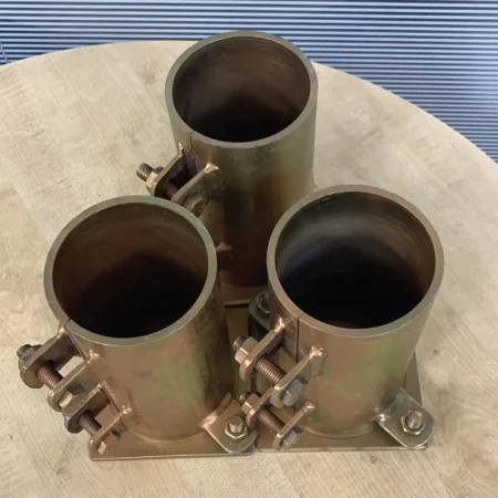 4×8 Inch Concrete Cylinder Molds 1 Set (3 Cylinder)