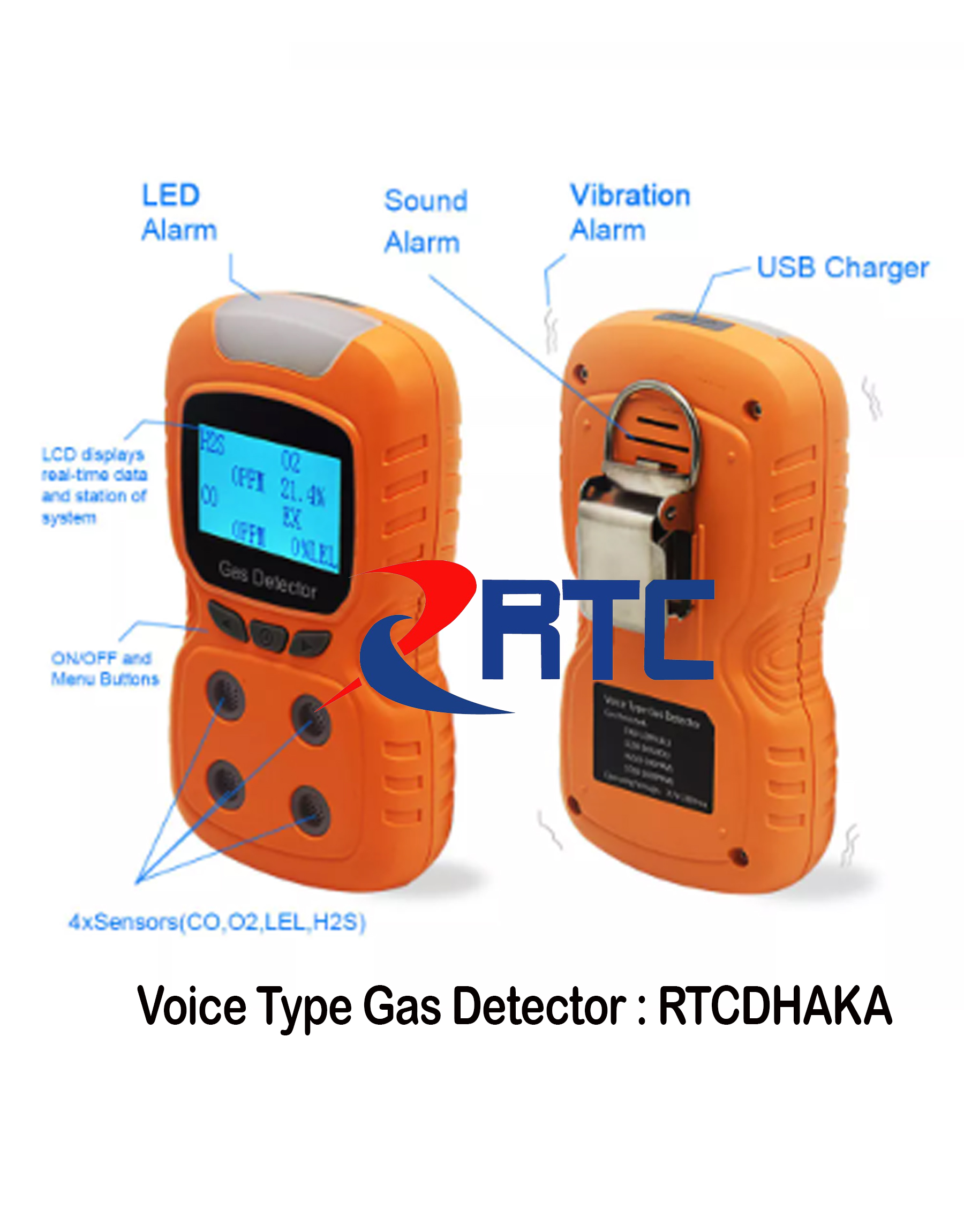 Voice Type Gas Detector