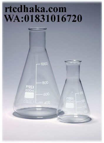glass conical flask pyrex