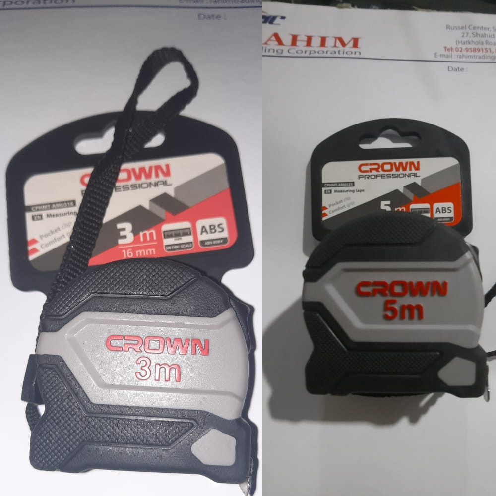 CROWN 3m & 5 meter Measuring tape