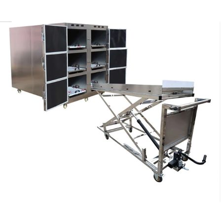 SY-STG08 8 side open door medical morgue refrigerate freezer mortuary